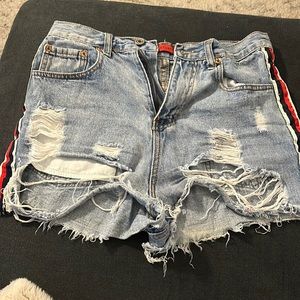 Signature 8 blue Jean shorts